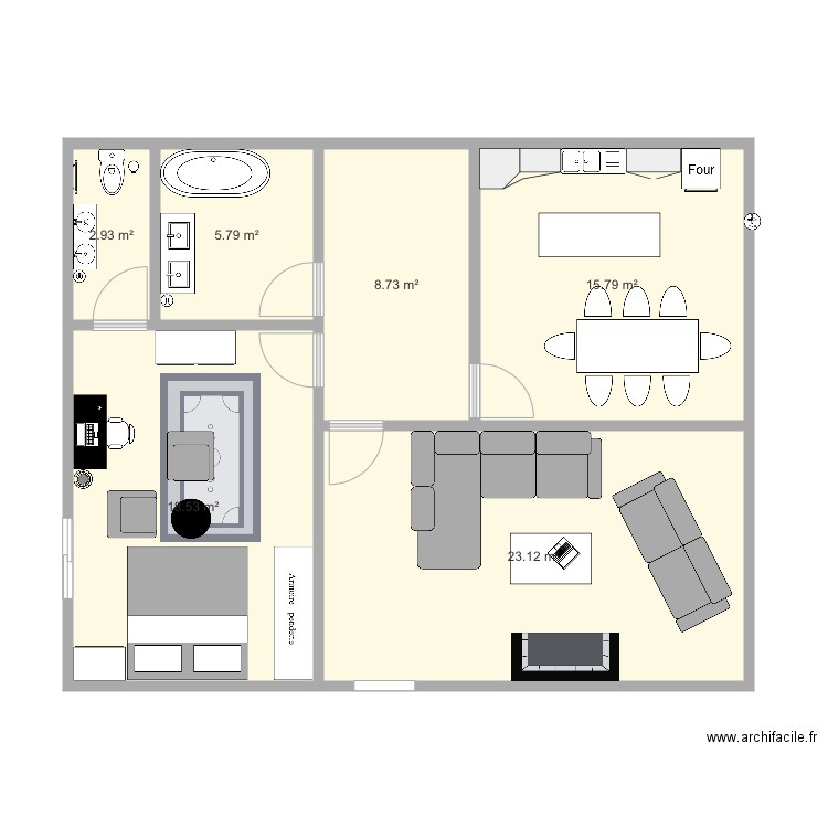 Apartment . Plan de 0 pièce et 0 m2