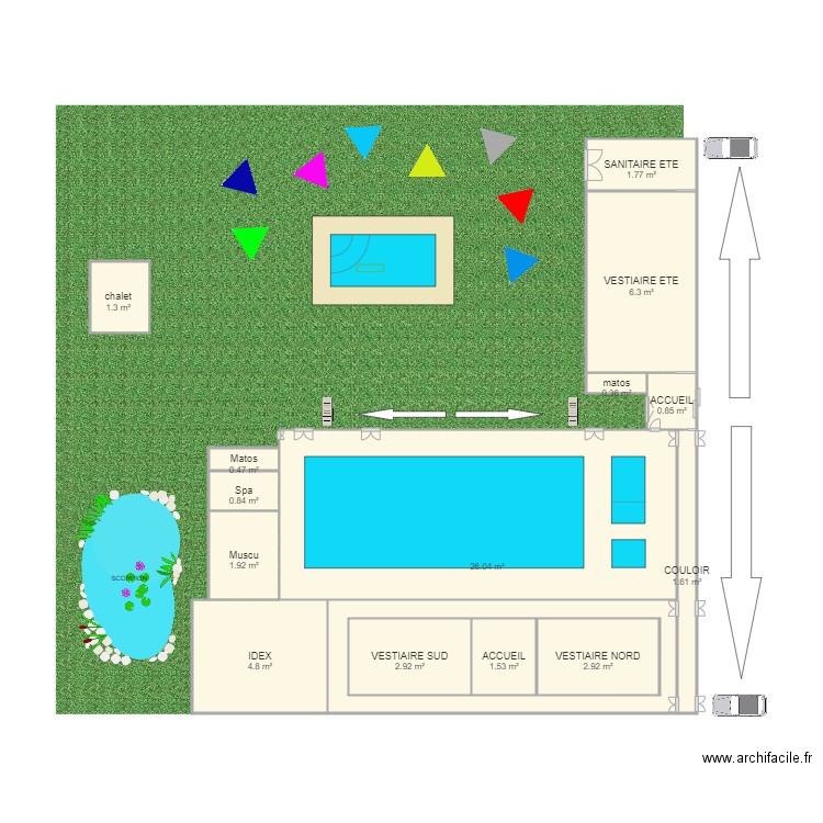 piscine plan de base 2. Plan de 0 pièce et 0 m2