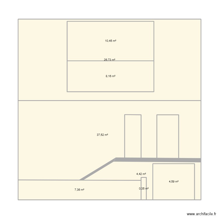 PLAN DE Facade. Plan de 0 pièce et 0 m2