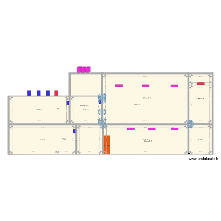 LE JARDIN   CLIMATISATION et CAVE. Plan de 0 pièce et 0 m2