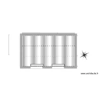 TERRASSE NIVEAU PLATELAGE 360 cm X 630 cm
