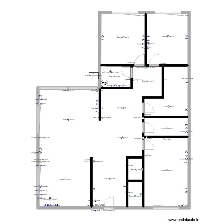 cinqueux. Plan de 0 pièce et 0 m2