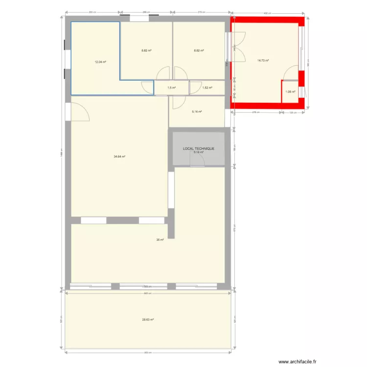 Mornas du 06 avril avec meuble. Plan de 