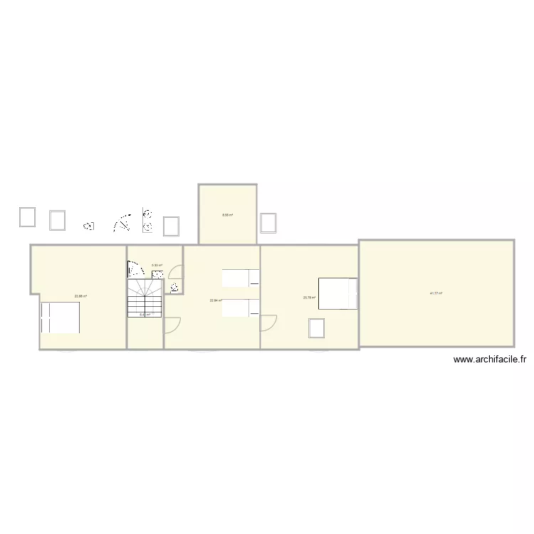 la grande maison V7. Plan de 