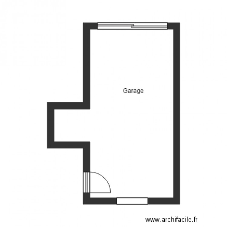 GARAGE. Plan de 0 pièce et 0 m2