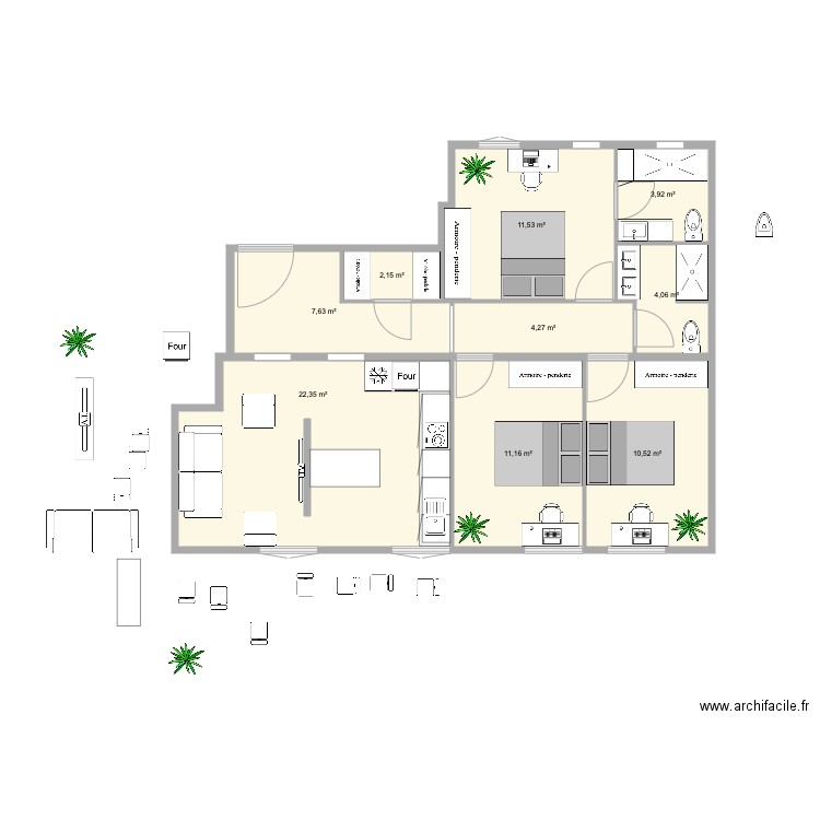alonso cano cocina a la derecha . Plan de 0 pièce et 0 m2