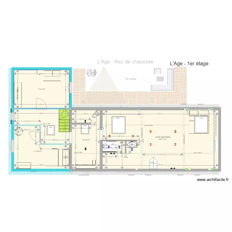 Age extension. Plan de 