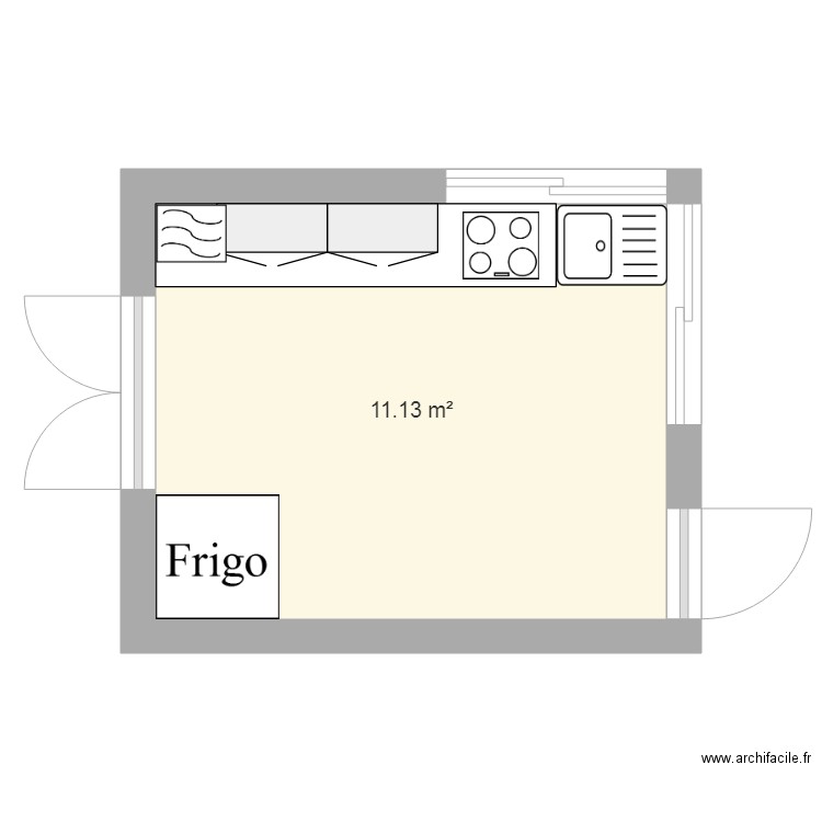 cuisine carbet. Plan de 0 pièce et 0 m2