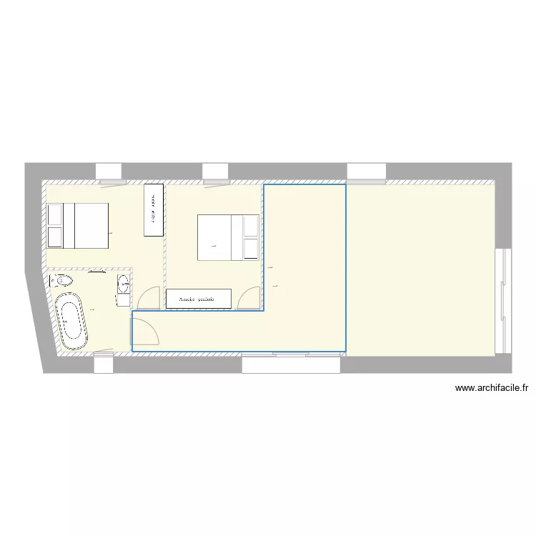 etage. Plan de 