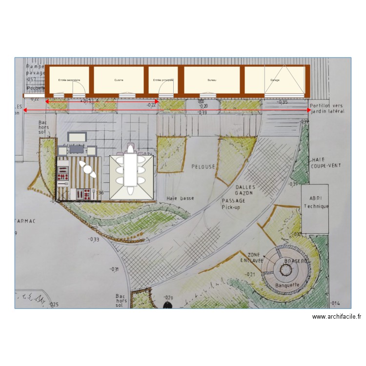 terrasse 2. Plan de 0 pièce et 0 m2