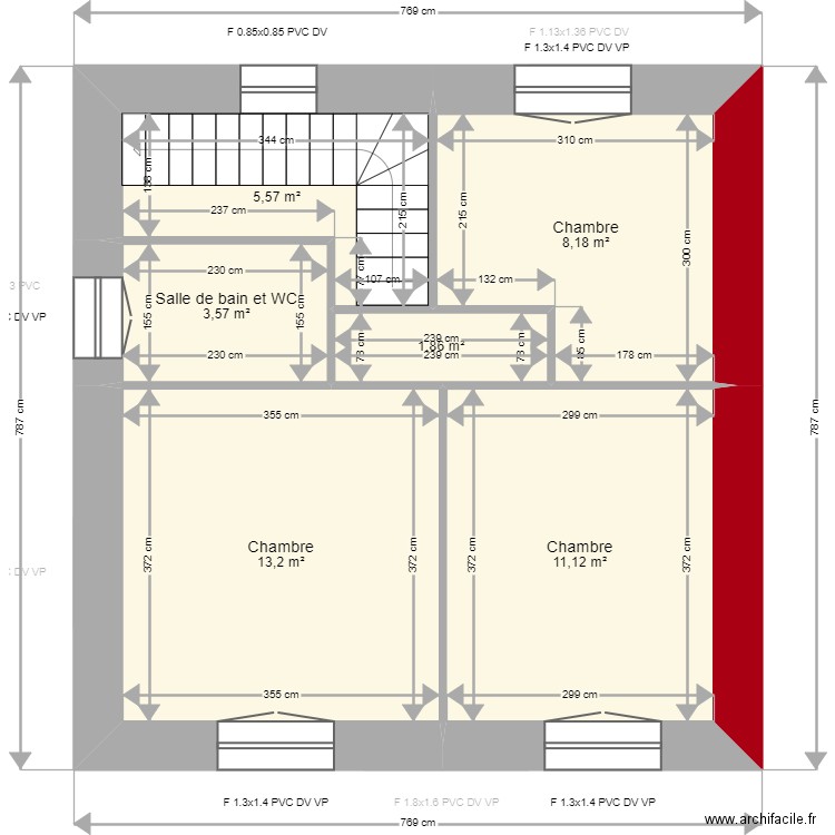 20 B. Plan de 0 pièce et 0 m2