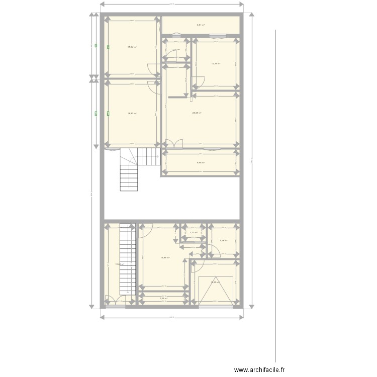 plan tunis. Plan de 0 pièce et 0 m2