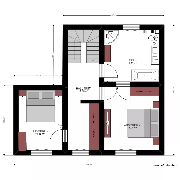 Plan MAISON FALIZE. Plan de Plan MAISON FALIZE. Plan de
