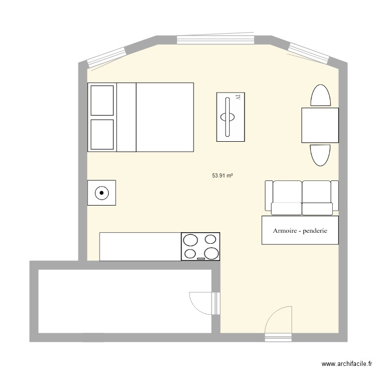 Future apparte. Plan de 0 pièce et 0 m2