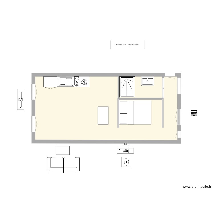 Appartement de Guillaume by Guillaume . Plan de 0 pièce et 0 m2