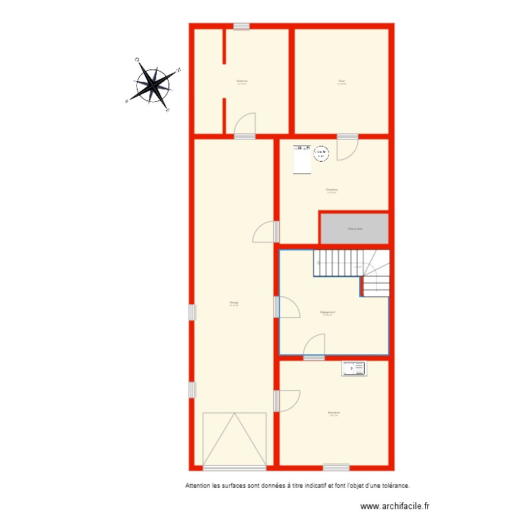 BI 5295 SOUS SOL non côté. Plan de 0 pièce et 0 m2