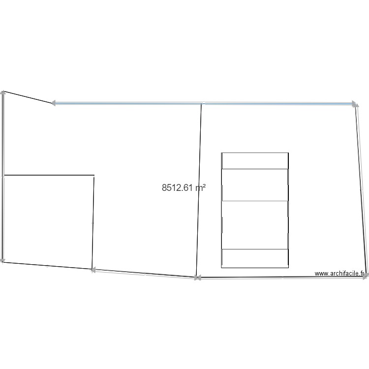 ibs projet . Plan de 1 pièce et -77 m2