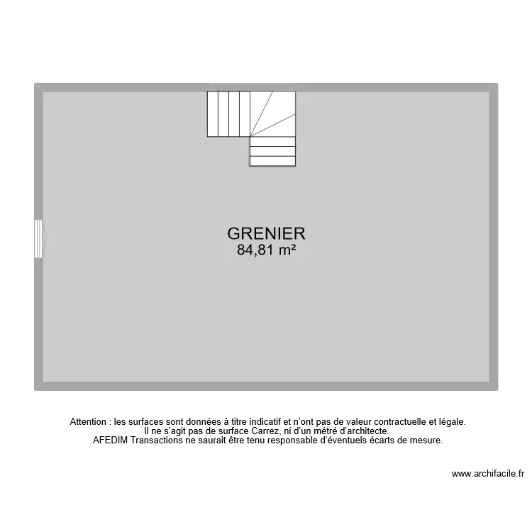 BI 10421 GRENIER. Plan de 