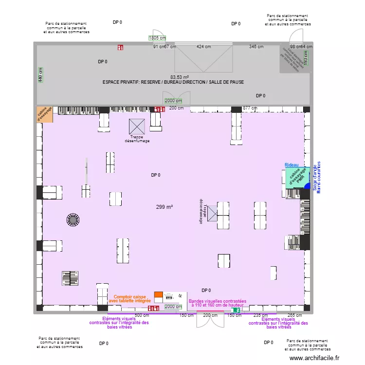 PADD SAINT-VIT APRES TRAVAUX. Plan de 