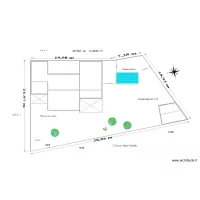  Plan de masse PISCINE AUTRE SENS &agrave; 3M  5 7M fois 3 M
