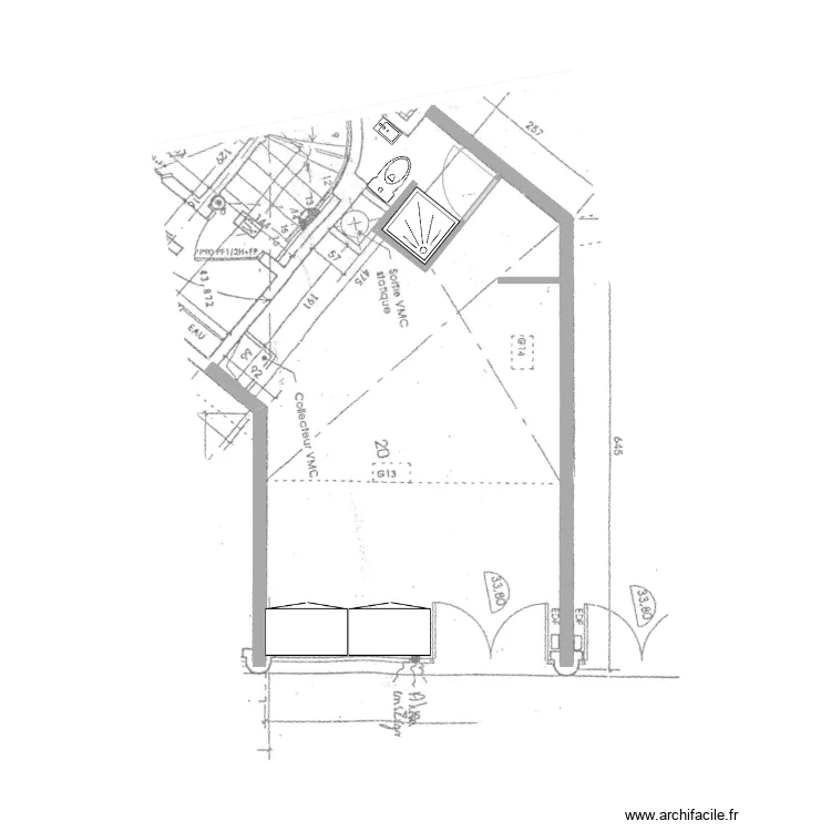 11 couchot sans mobilier. Plan de 11 couchot sans mobilier. Plan de