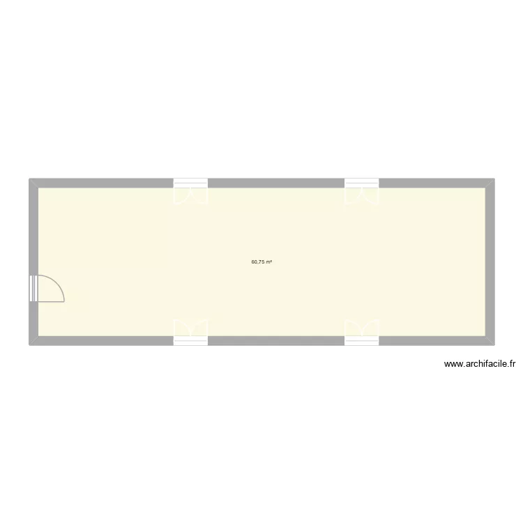 piece de vie. Plan de 1 et 61 m² piece de vie. Plan de 1 et 61 m²