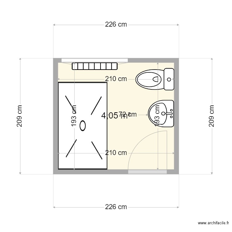 sdb . Plan de 0 pièce et 0 m2