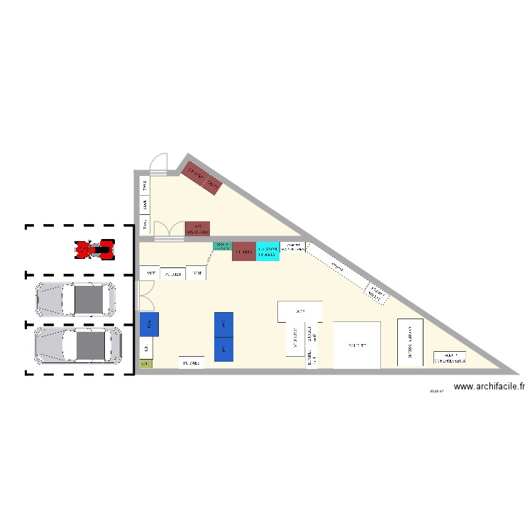 atelier V Romain. Plan de 0 pièce et 0 m2