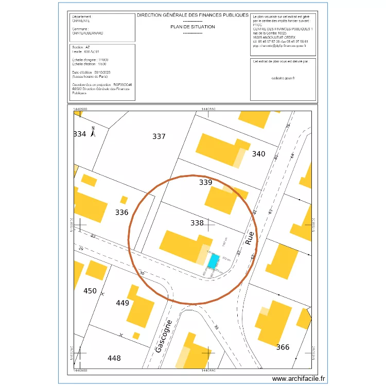 dp 2 le gusternec. Plan de 