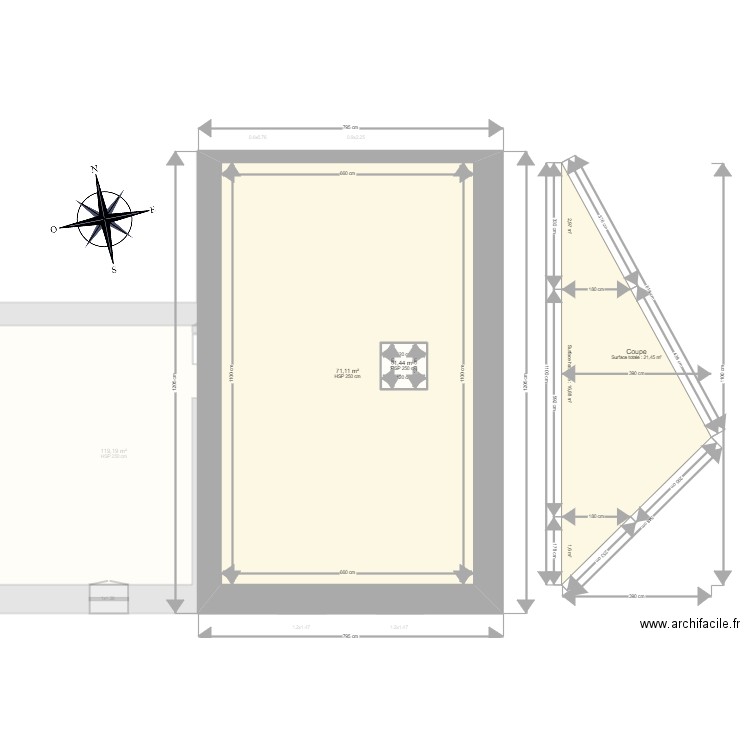 RIT-AE-EUSEBIO. Plan de 8 pièces et 398 m2