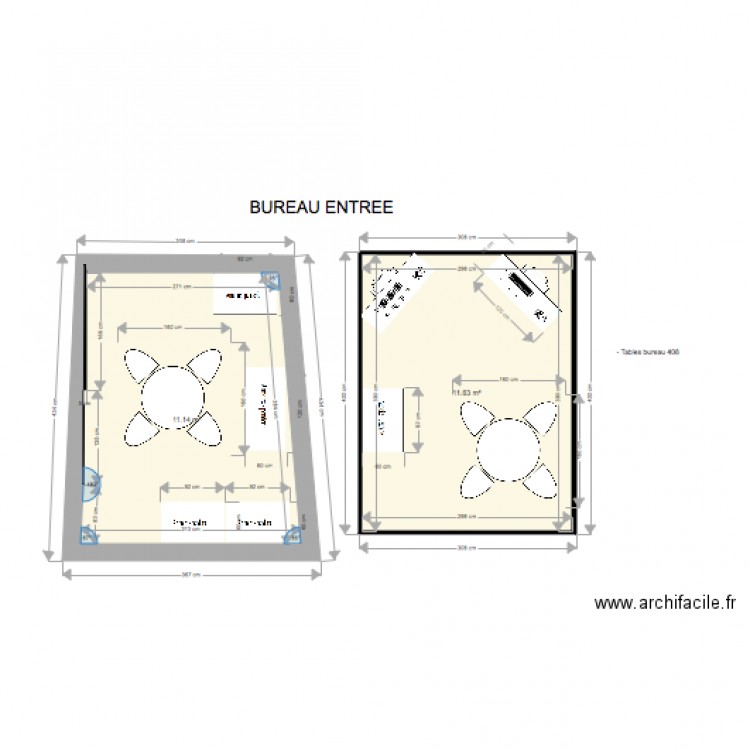BUREAU ENTREE. Plan de 0 pièce et 0 m2