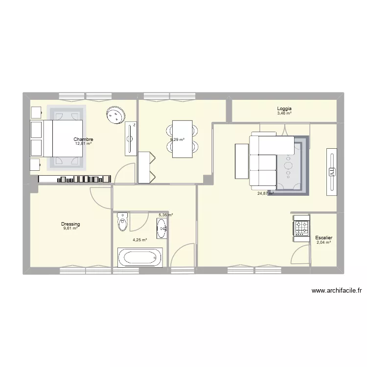 Maison 2. Plan de Maison 2. Plan de