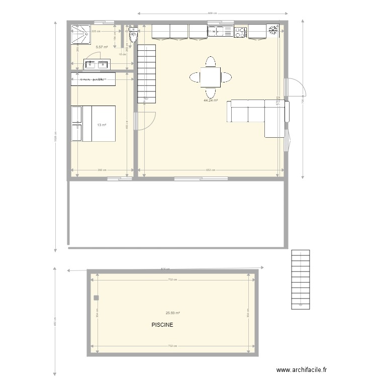 Maison EnriqueRDC. Plan de 0 pièce et 0 m2