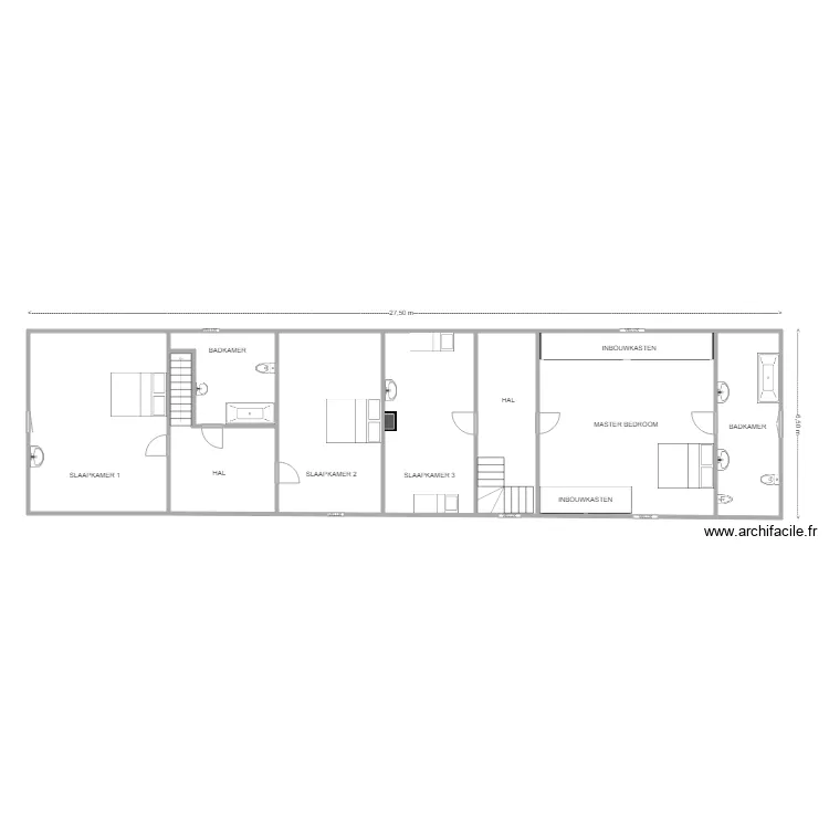 Bastijnstraat 21 Verdieping. Plan de 