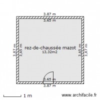 rez-de-chaussée mazot actuel