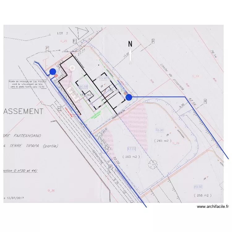 implantation. Plan de implantation. Plan de