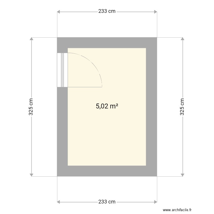 Abri de jardin. Plan de 0 pièce et 0 m2