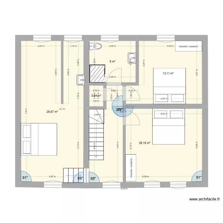 Combattants CSE198 Etage 1. Plan de 