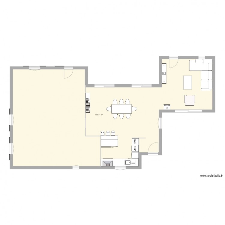 Maison st Gervais . Plan de 0 pièce et 0 m2