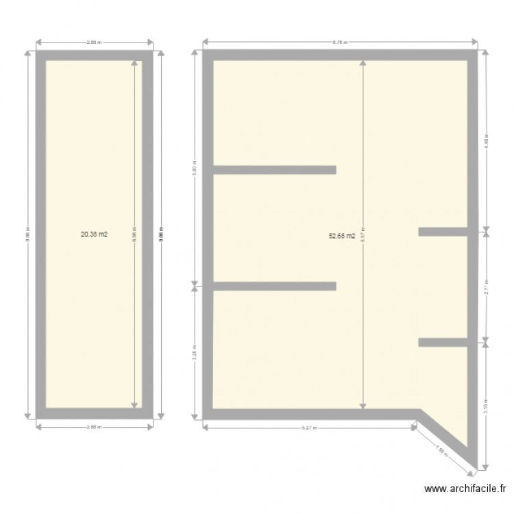 THUILLAT. Plan de 0 pièce et 0 m2