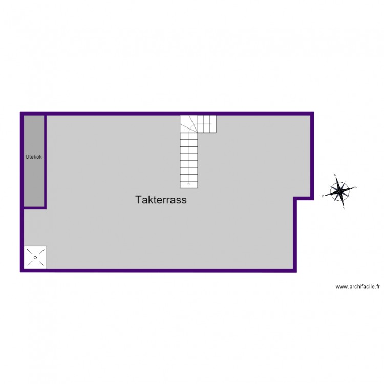 La Belle Plage Takterrass. Plan de 0 pièce et 0 m2