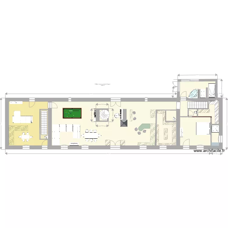 LA MARCADIERE. Plan de 