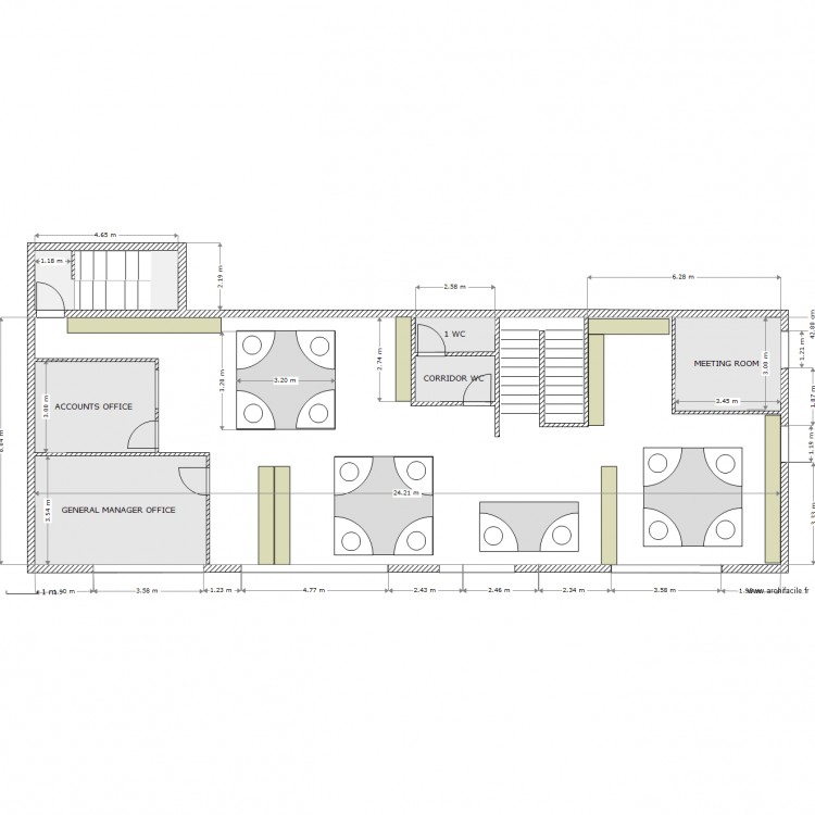 UPPER FLOOR VERSION 1. Plan de 0 pièce et 0 m2