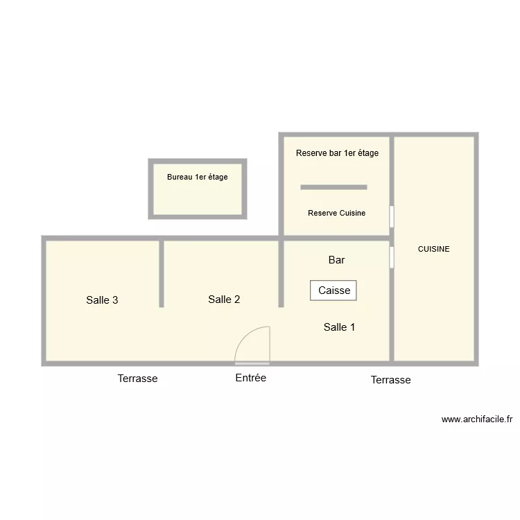Le Perroquet CASSIS. Plan de 
