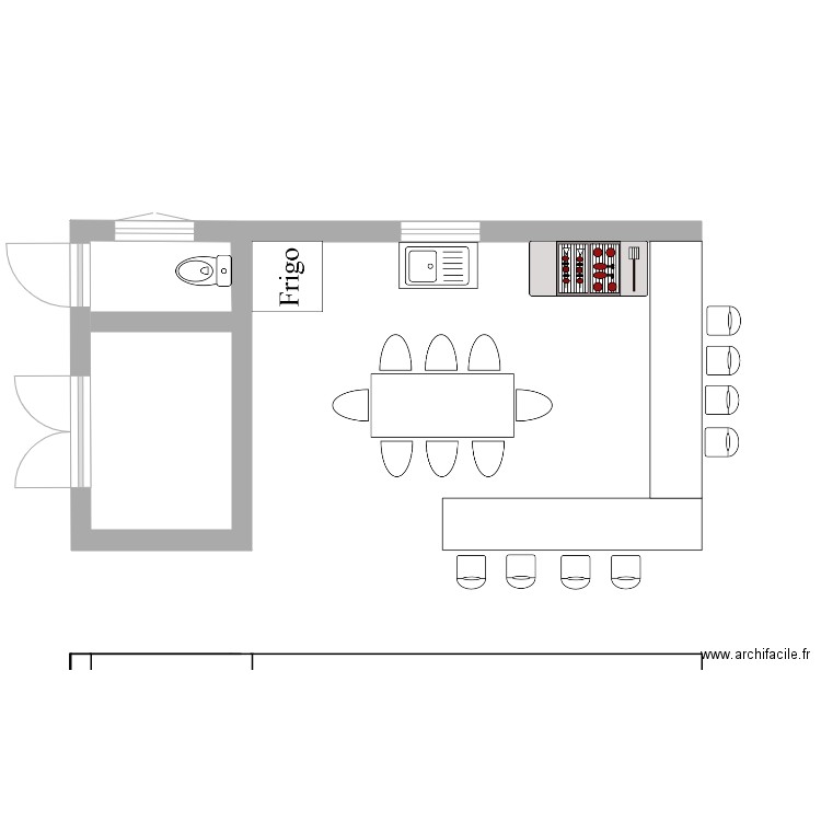 poolhouse. Plan de 0 pièce et 0 m2