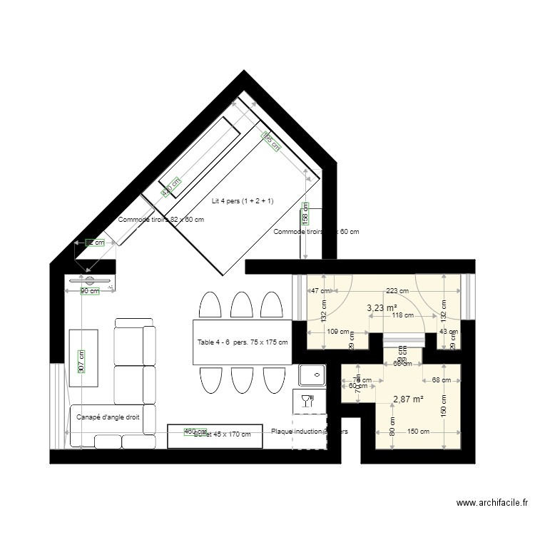 Studio Menuires. Plan de 0 pièce et 0 m2