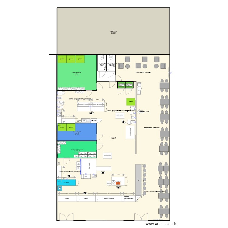 tavaux version 1 . Plan de 0 pièce et 0 m2