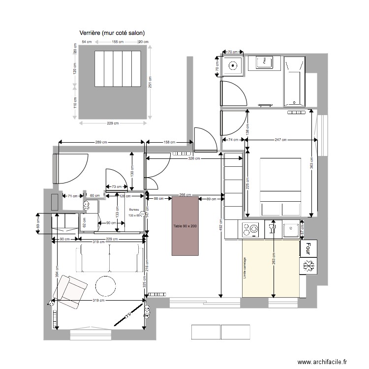 bureau v7. Plan de 0 pièce et 0 m2