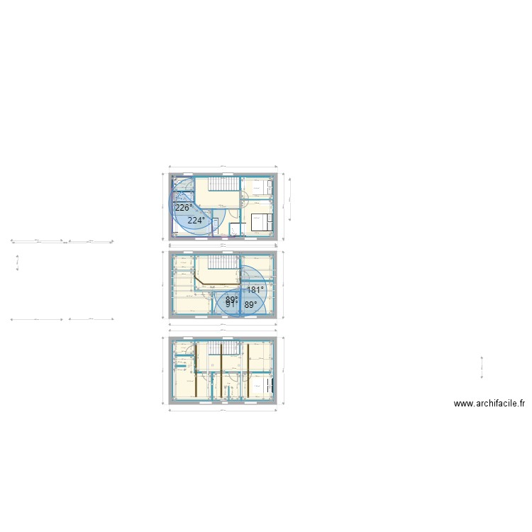 etage marzan v4. Plan de 0 pièce et 0 m2