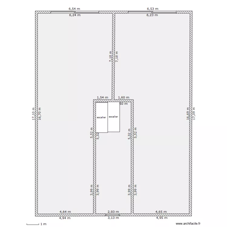 1er ETAGE - 17-02-2012 (idem 2&egrave;me ETAGE). Plan de 
